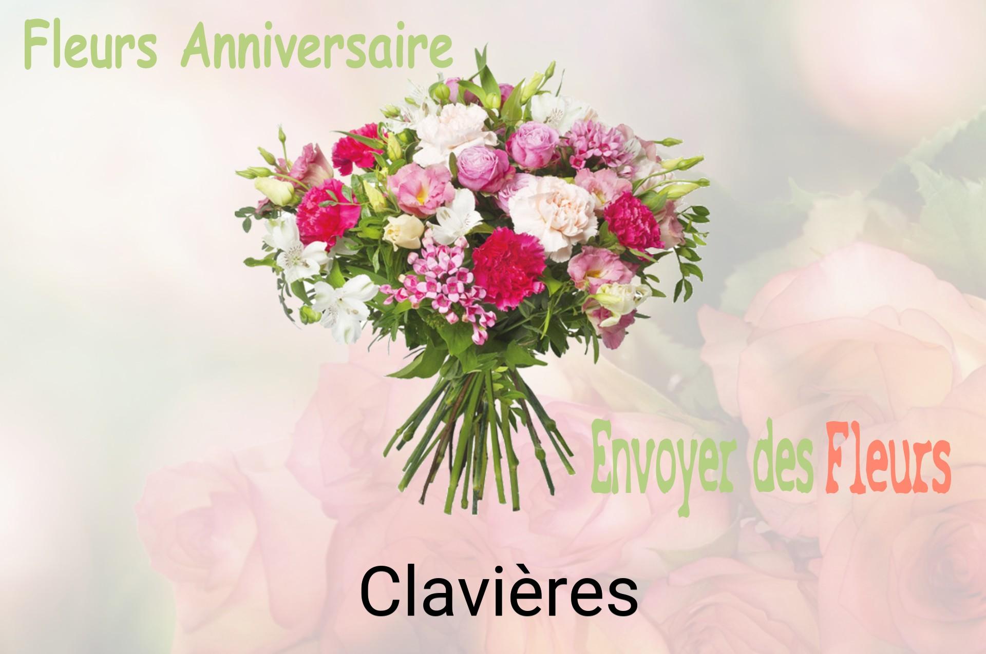 Bouquet de fleurs d’anniversaire livré à Clavières